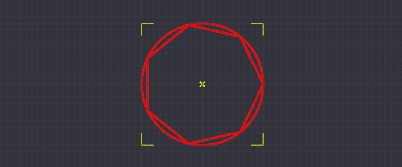 N sided polygon script output