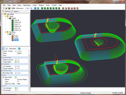 3D contours from 2D shapes using Side Profiles