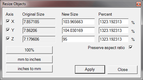 Resize window Resize window