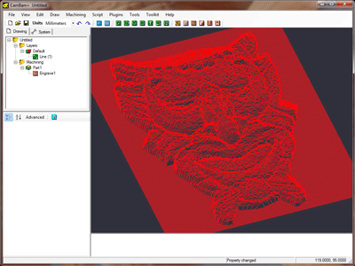 Heightmap toolpath